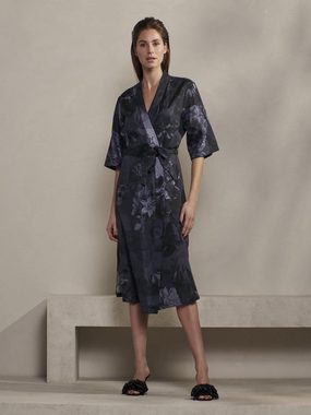 Essenza Kimono Sarai Flora, Kurzform, Baumwolle, Kimono-Kragen, Gürtel, mit wunderschönem Blumenprint