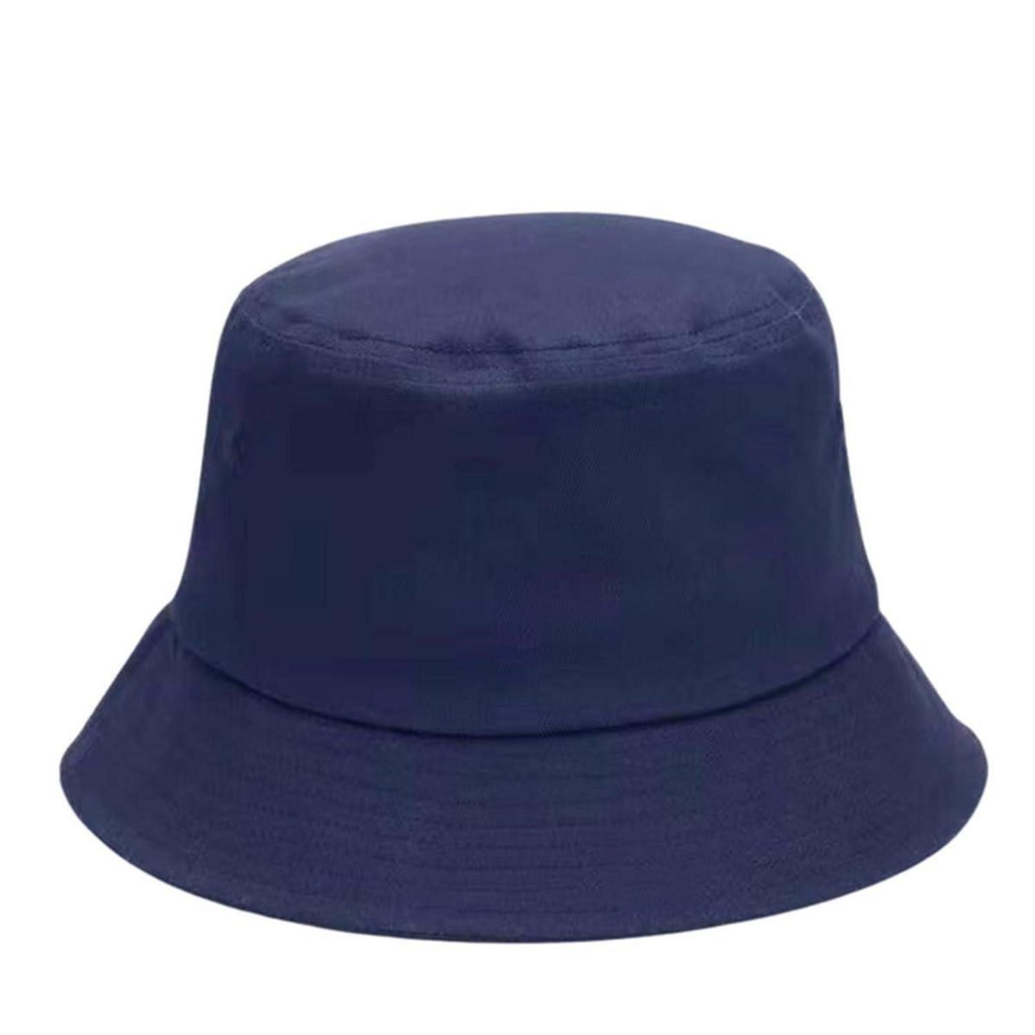 LuxusKollektion Fischerhut Fischerhut Bucket Hat Herren Damen Baumwolle Sonnenhut M-L Marineblau
