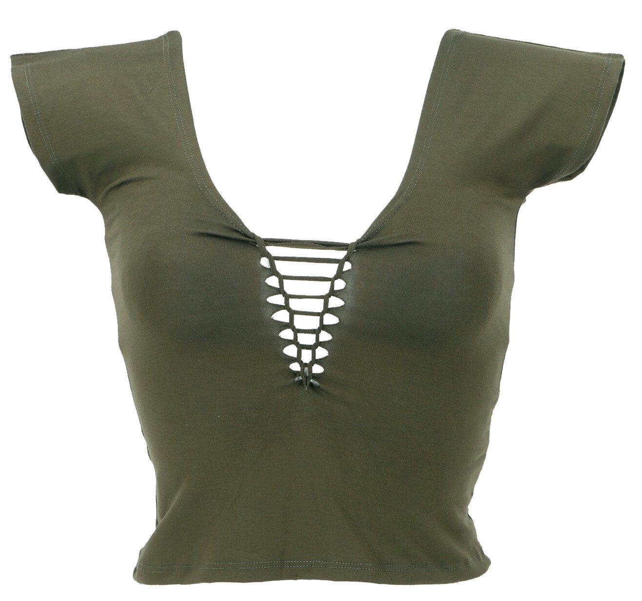 Guru-Shop T-Shirt Bauchfreies Goa Psytrance Pixi Shirt, Choli Top.. Festiva günstig online kaufen