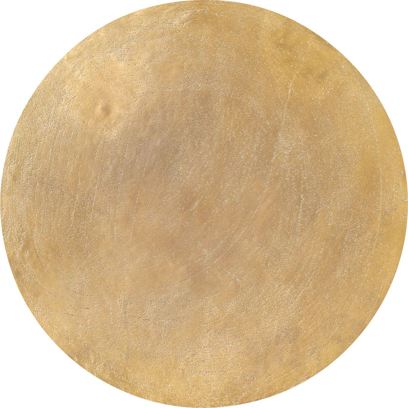 Gutmann Factory Couchtisch 65757, mit dekorativen goldfarbenen Details