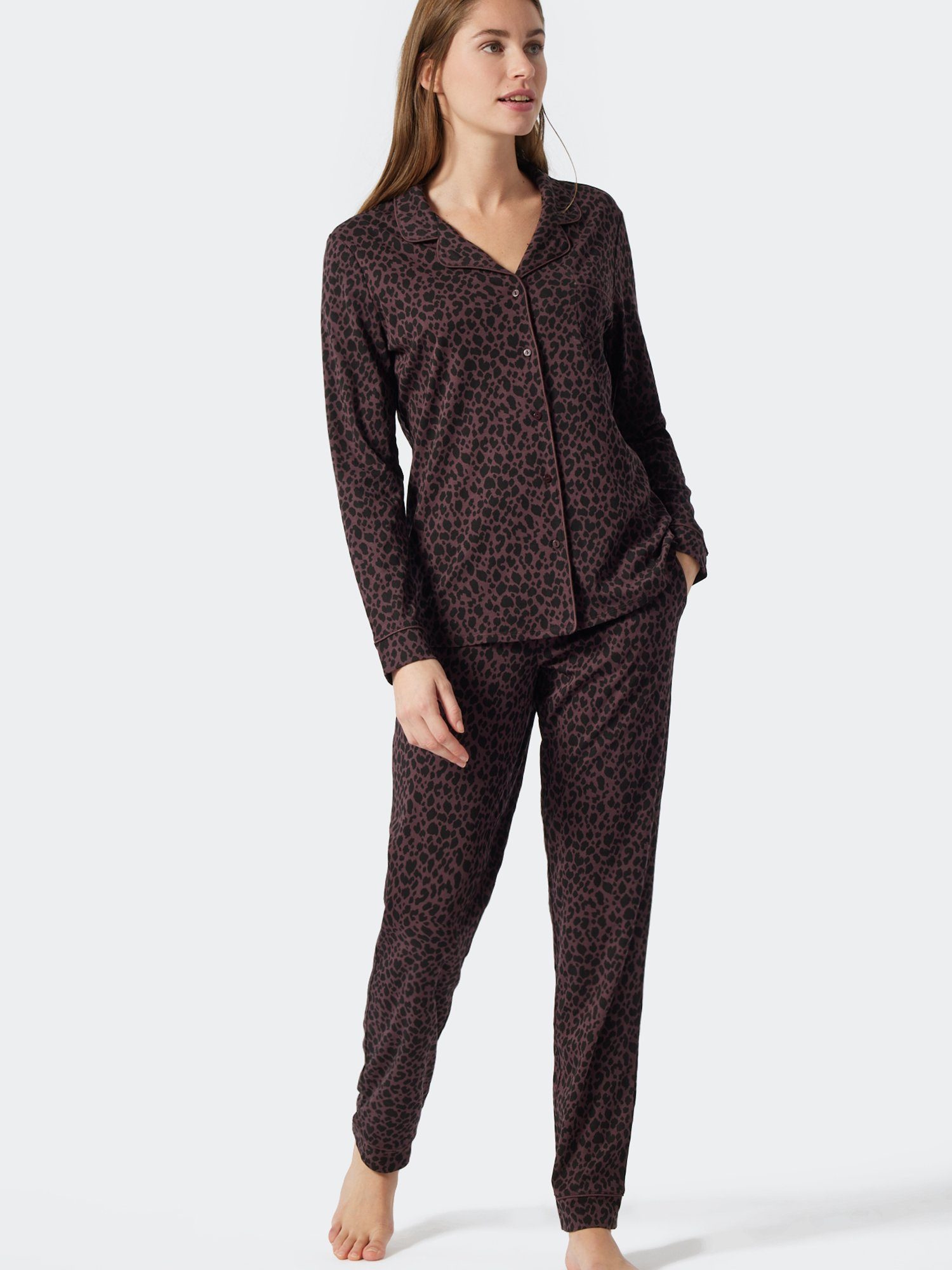Nightwear Schiesser Contemporary Pyjama Rot