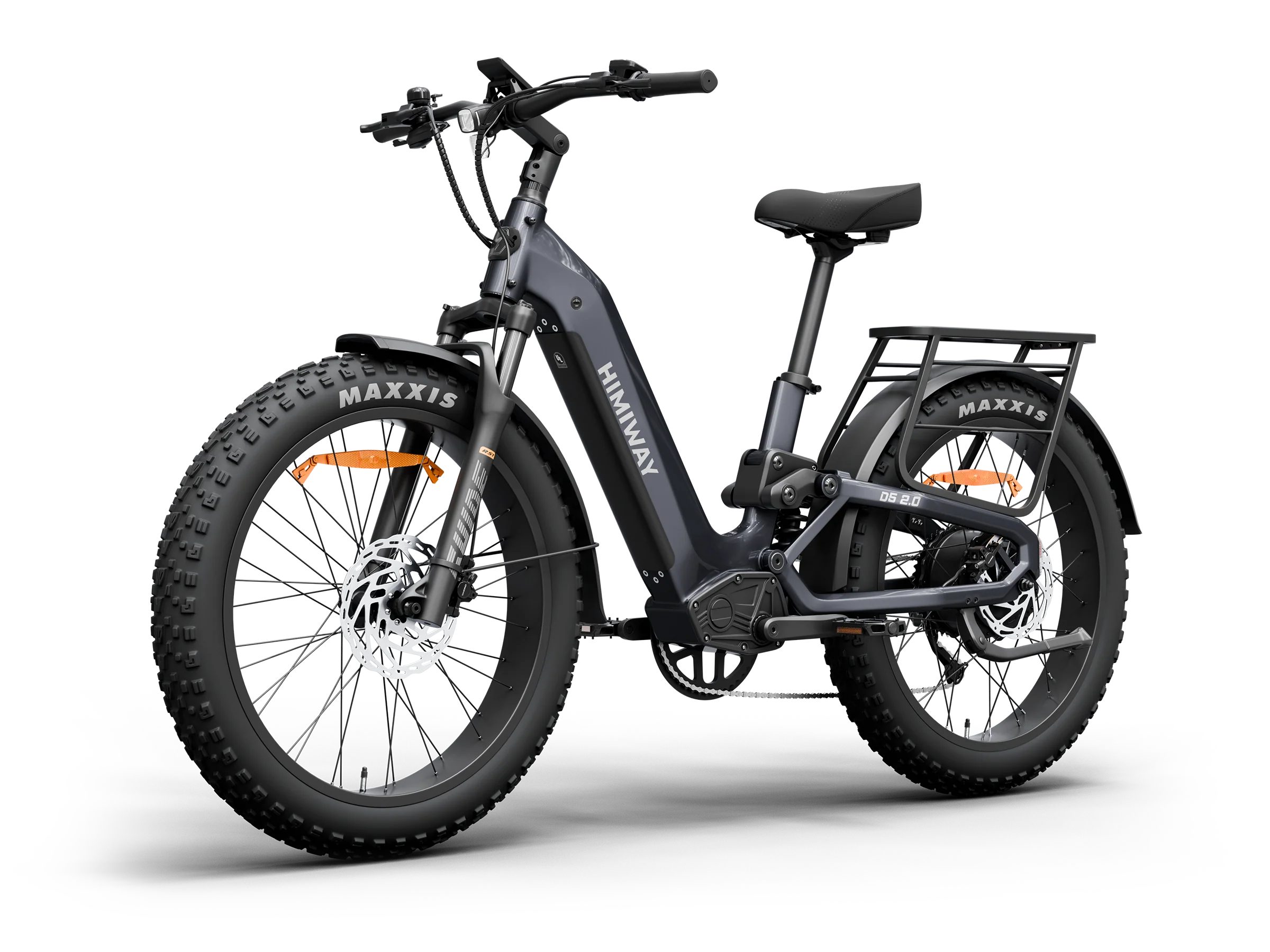 DOTMALL E-Bike Cityrad D5 2.0 E-Bike 26"x4.0" Vollfederung 48V 15Ah Akku SHIMANO 8-Gang, 8 Gang, Heckmotor, 720 Wh