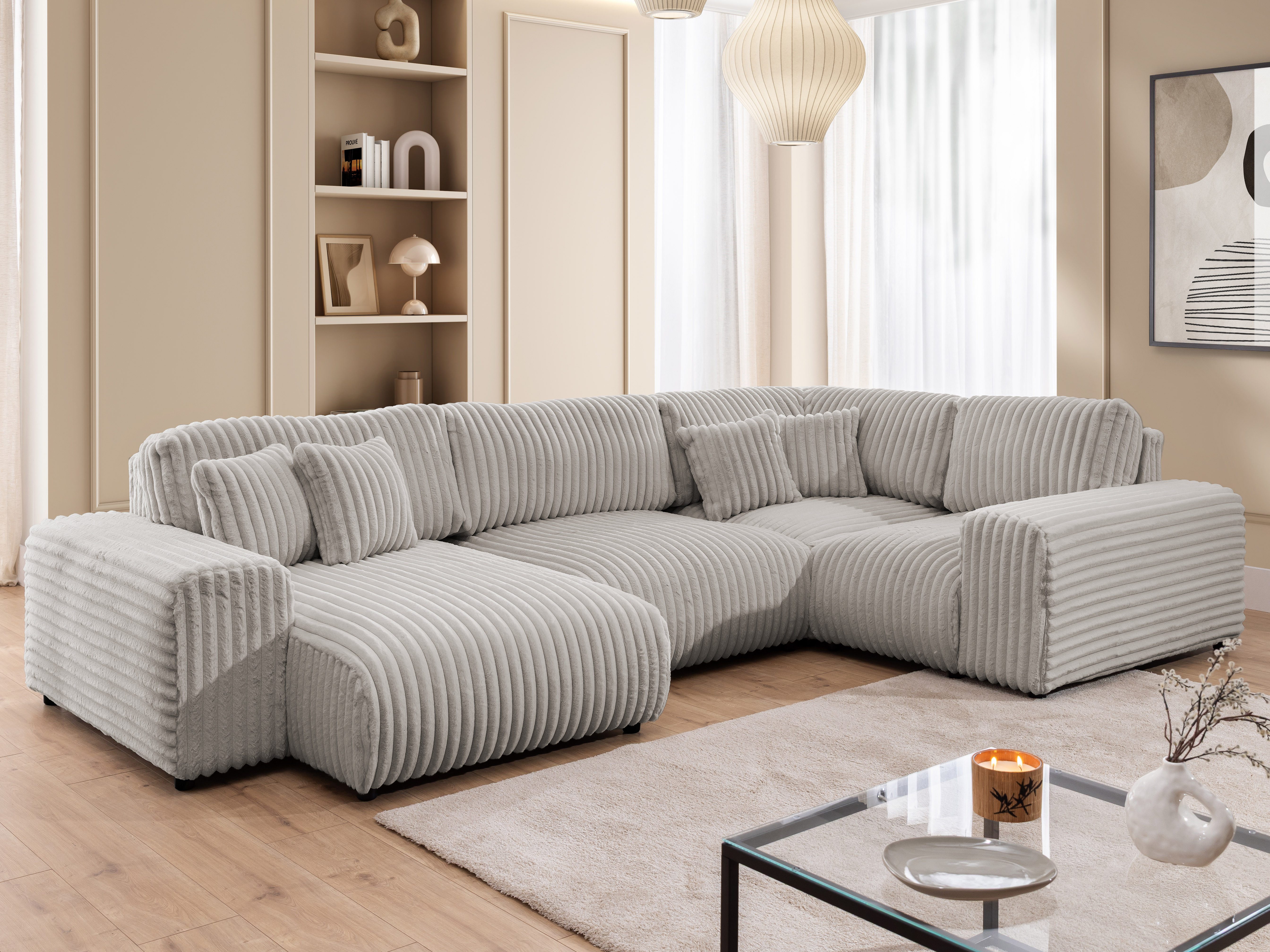 S-Style Möbel Wohnlandschaft Mollis im XXL-Format günstig online kaufen