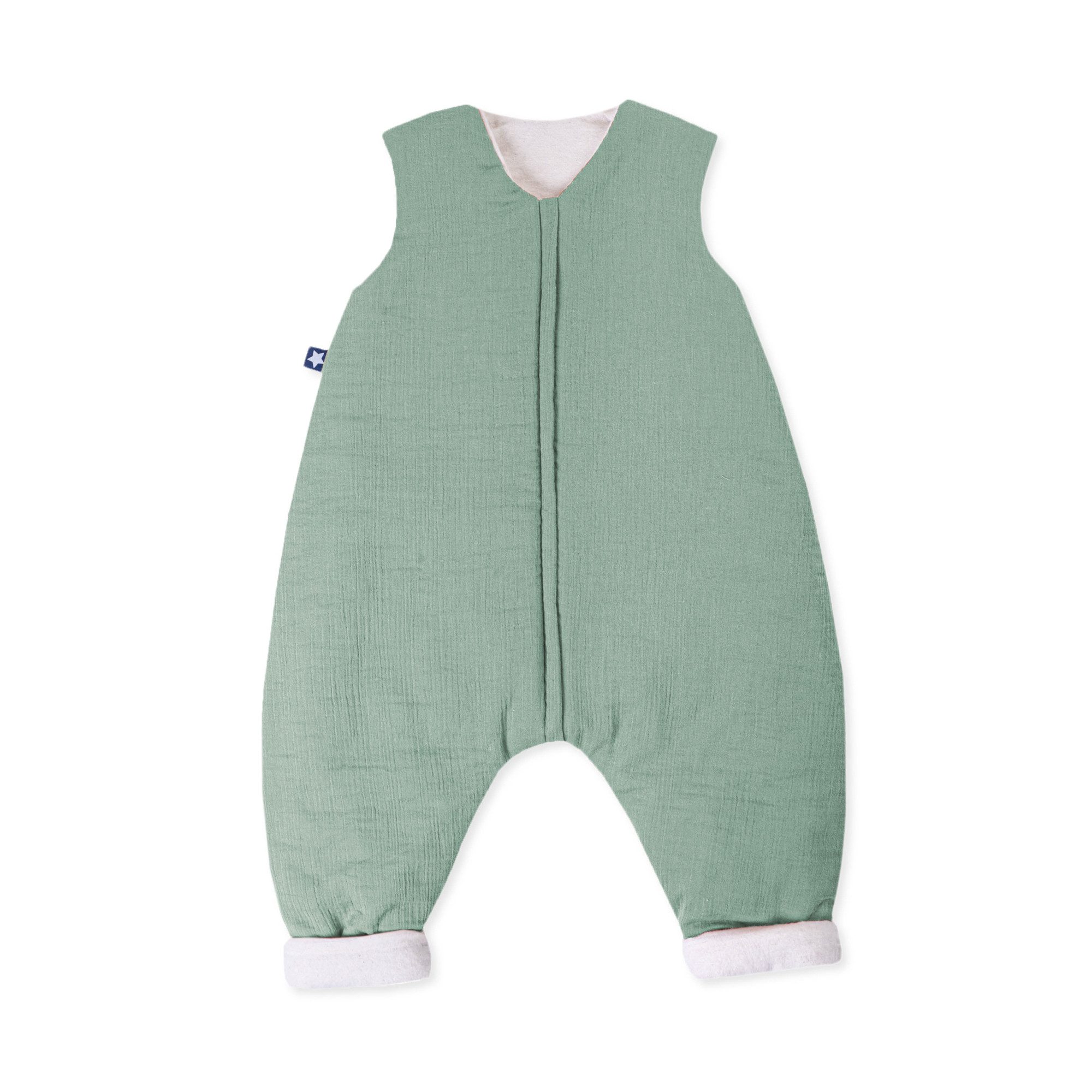 Babyschlafsack grün Jumper gefüttert Musselin 92