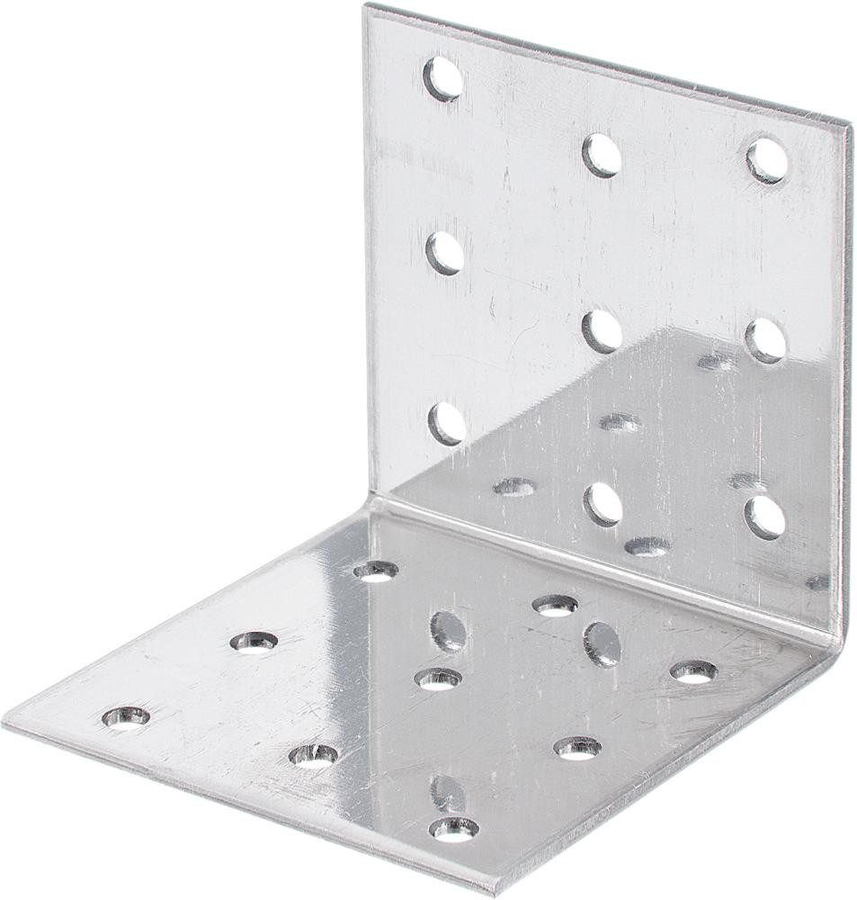 Möbelbeschlag Lochplattenwinkel VA 60x60x60x2 mm