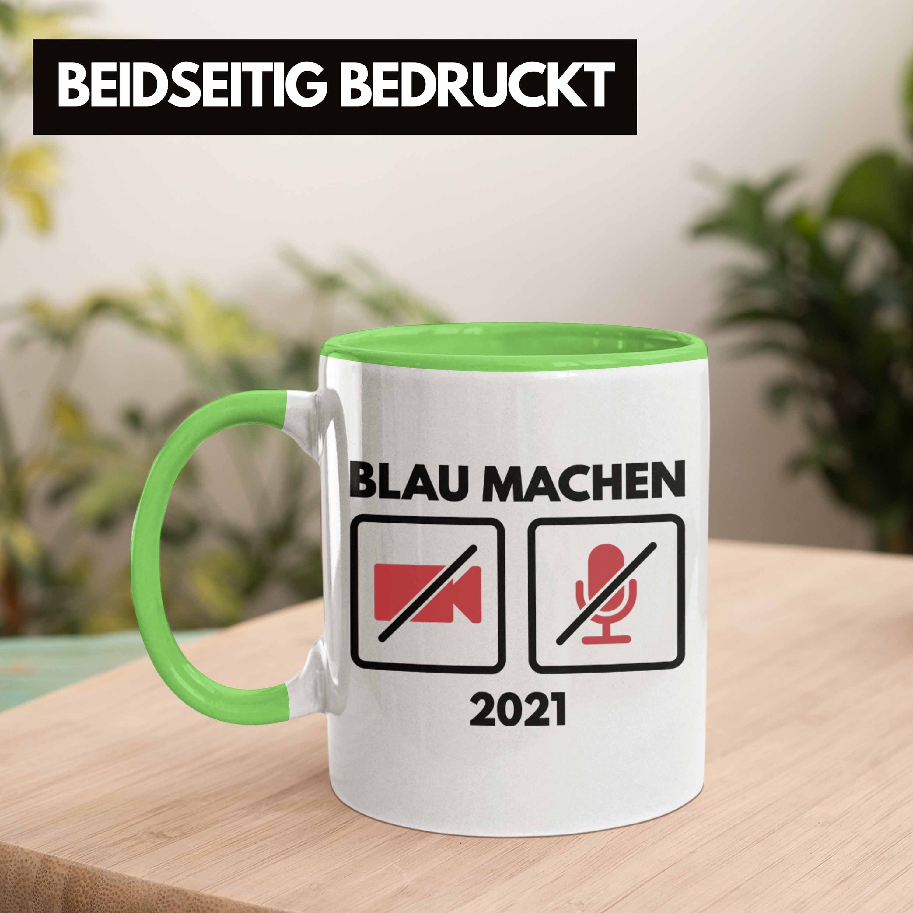 Office Grün Lehrerin Homeoffice Lustige Kaffeetasse Gadgets Trendation Tasse Home Tasse Spruch Machen - Trendation Witziger 2022 Blau