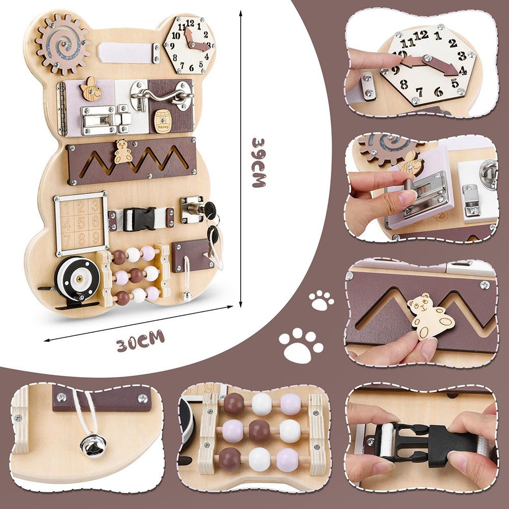 CLTYQ Motorikbrett Busy Board für Kleinkinder günstig online kaufen