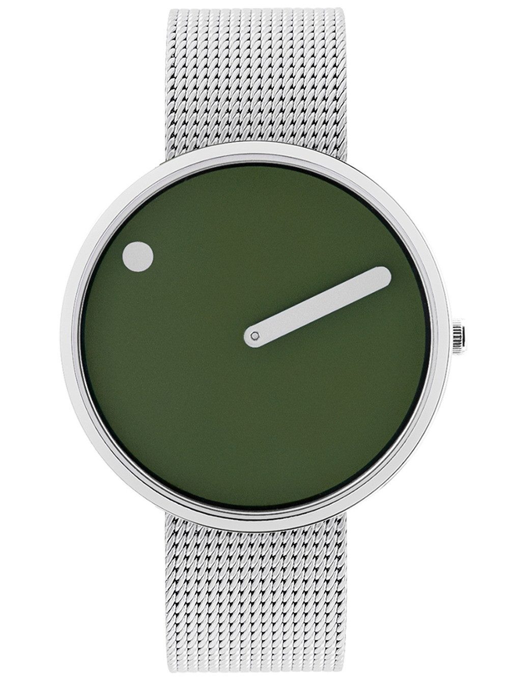 PICTO Quarzuhr Picto 43396-0820S Fresh Olive 40mm 5ATM Picto 43396-0820S Fresh Olive 40mm 5ATM