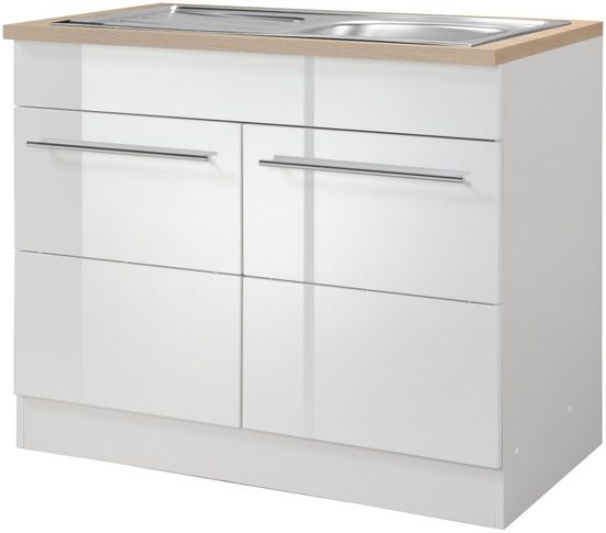 HELD MÖBEL Spülenschrank Breite 100 cm, mit 2 Türen online ...