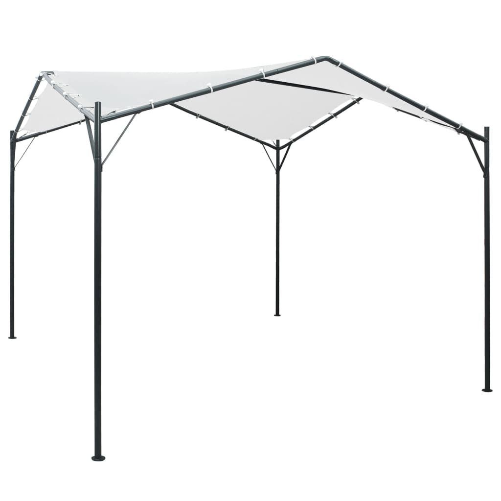 vidaXL Partyzelt Pavillon 3x3x2,6 m Weiß 180 g/m²