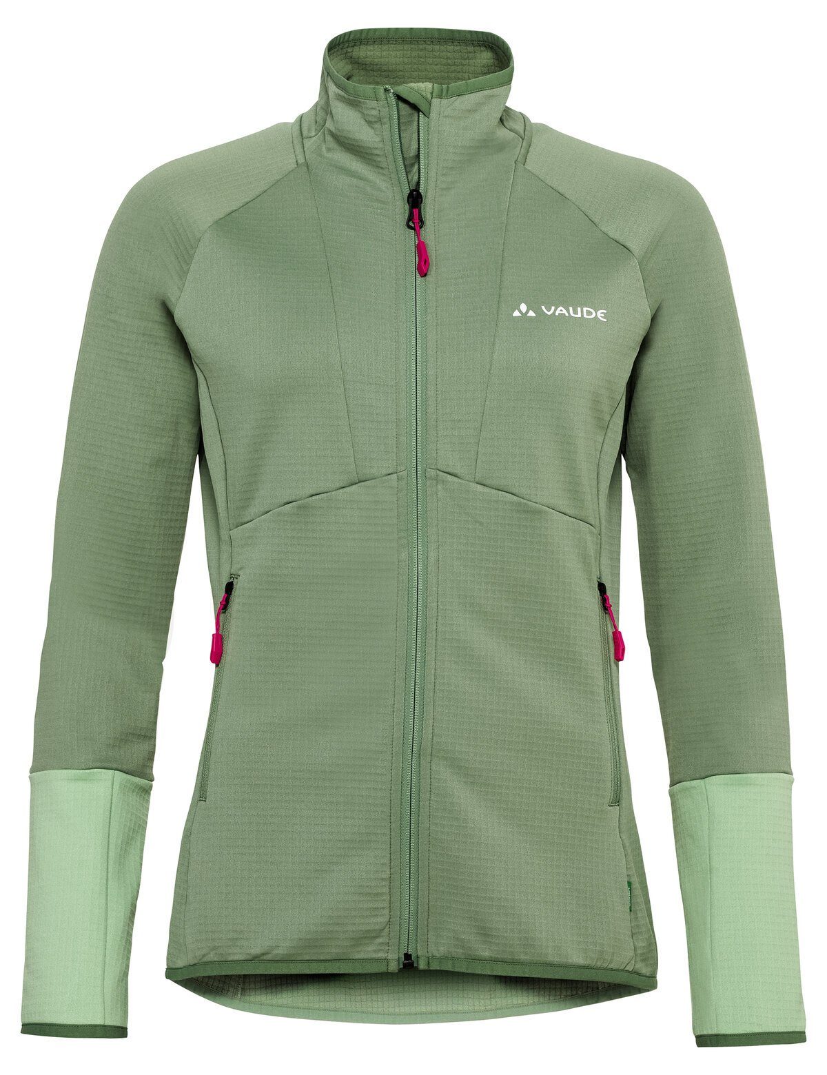 VAUDE Outdoorjacke Women's Monviso Fleece FZ Jacket II (1-St) Klimaneutral kompensiert willow green