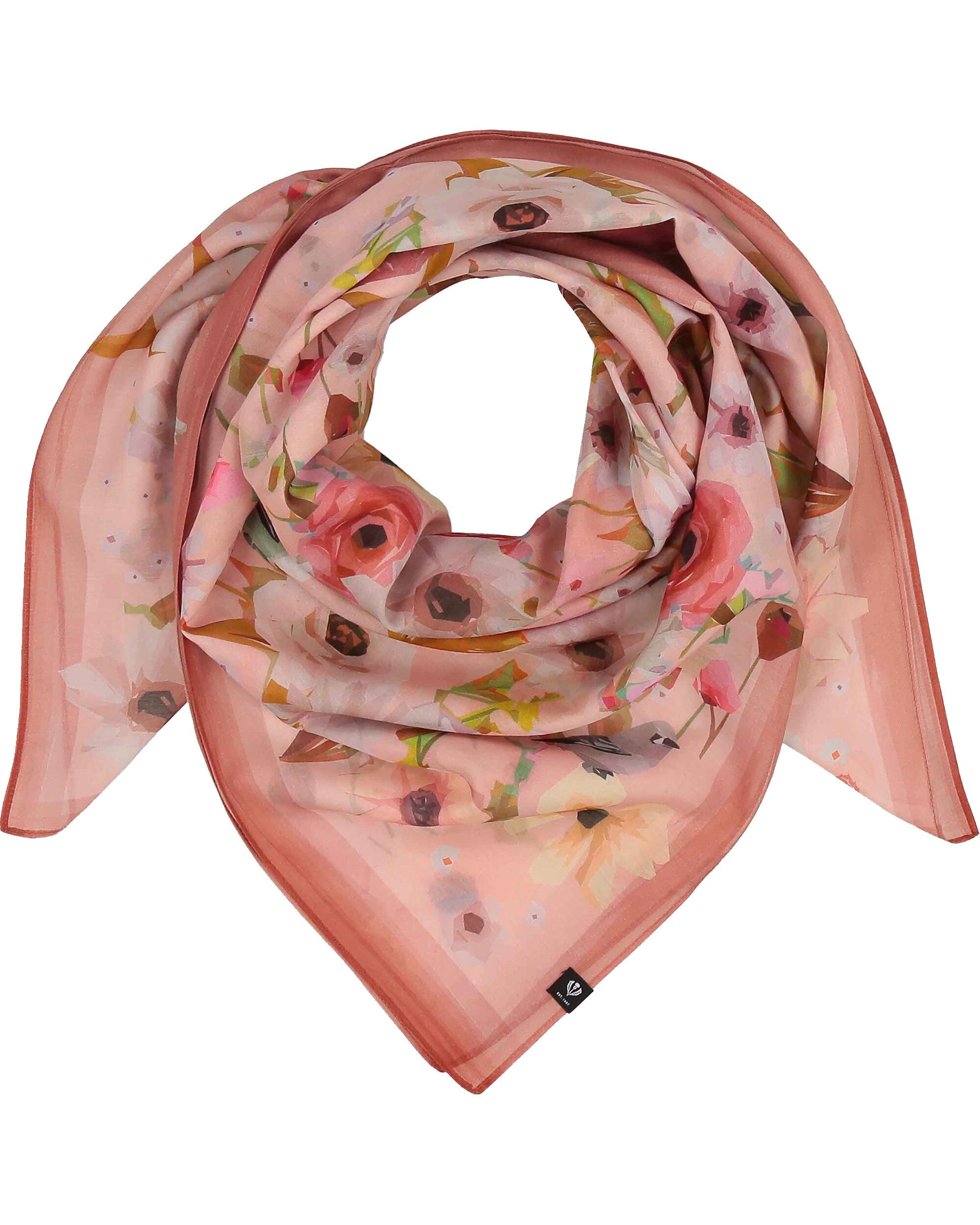 Fraas Modetuch Tuch mit Blüten und Vögeln in Seidenmischung, (keine)