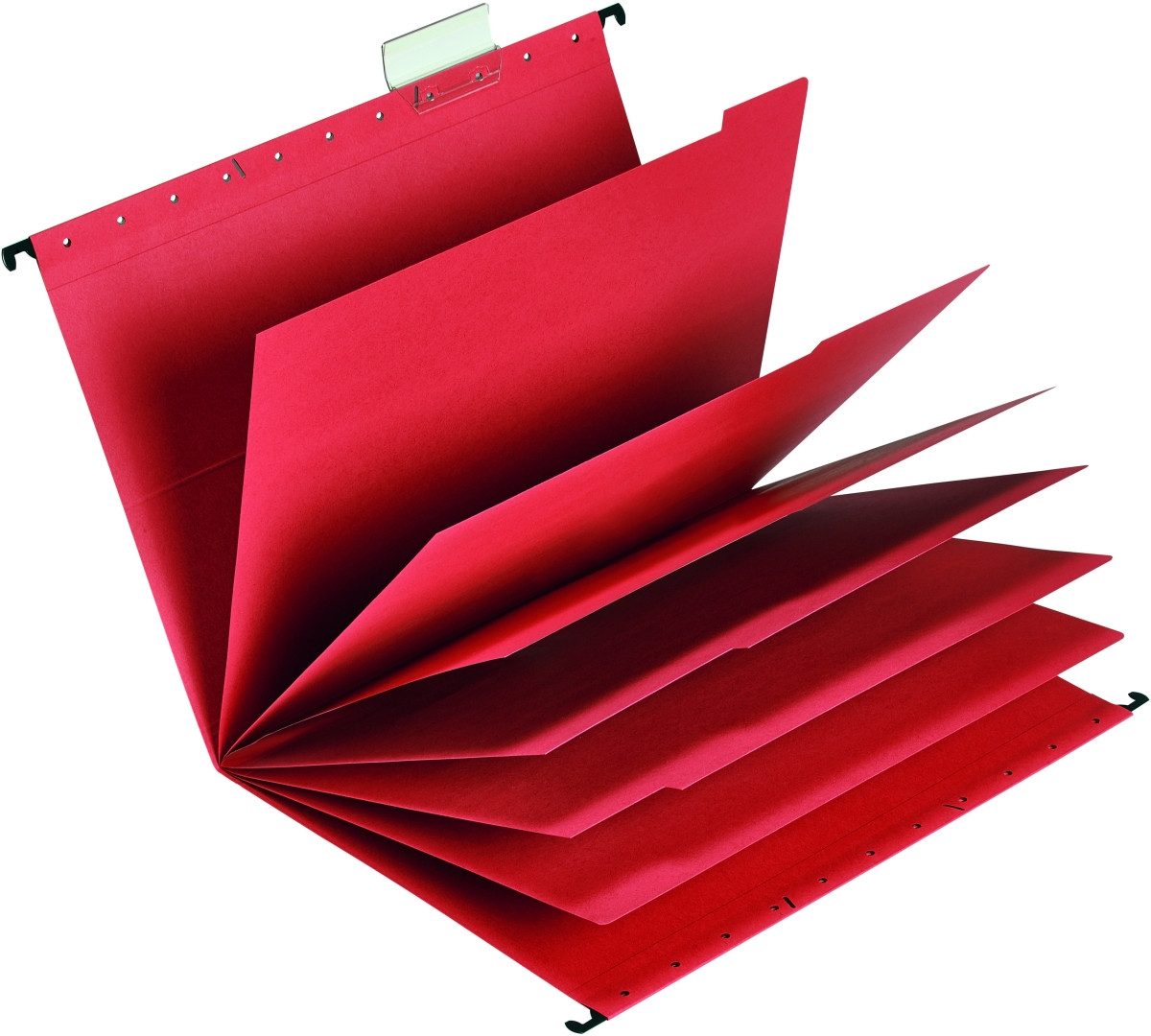 Falken Hefter Mehrfachhängemappe UniReg 6 Trennblätter rot