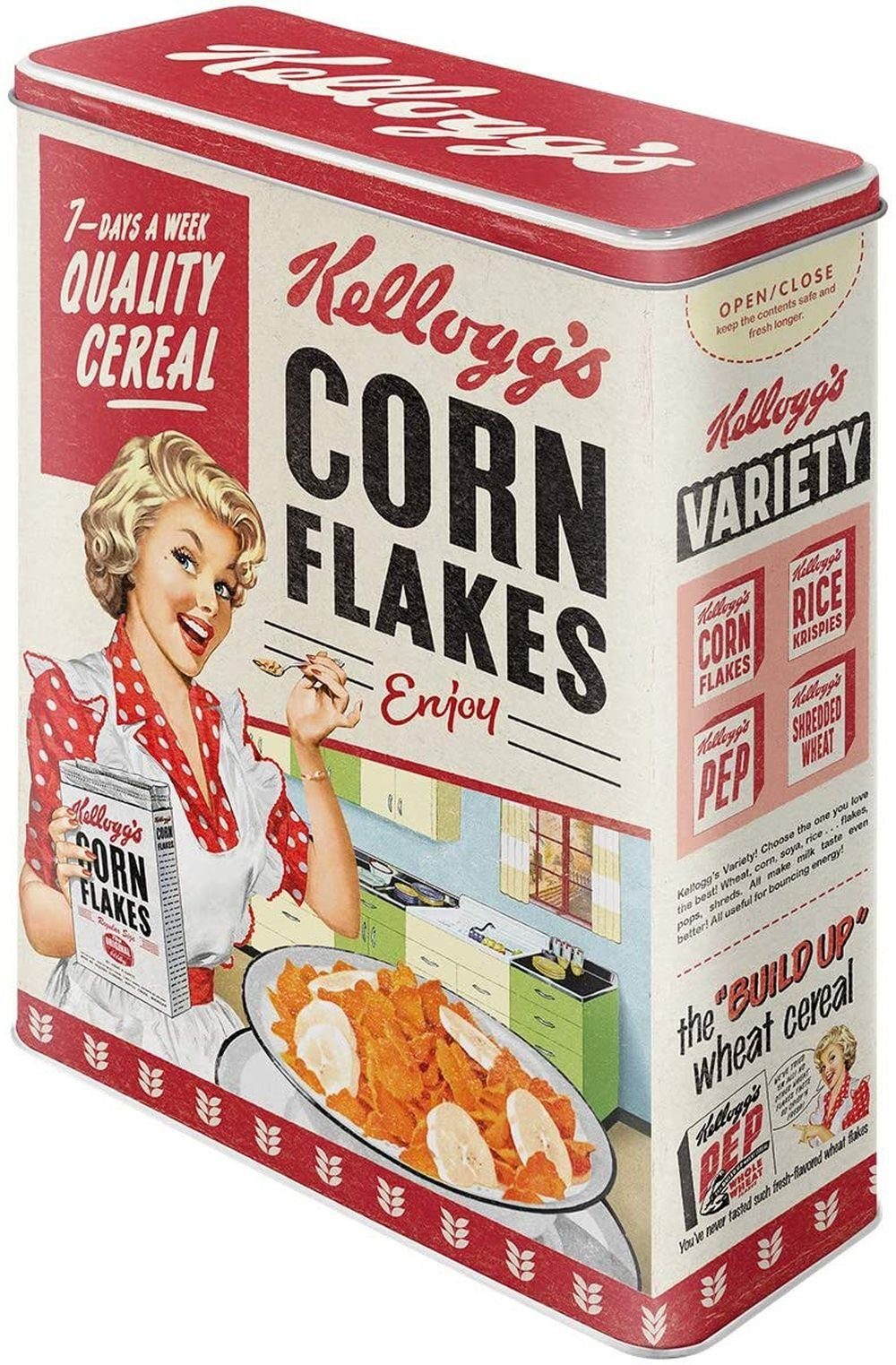 Nostalgic-Art Vorratsdose Kaffeedose Blechdose Müslidose - Kellogg's Cereal