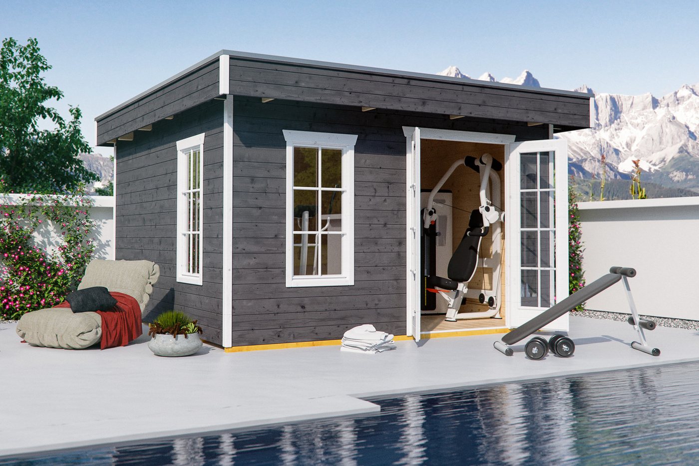 Thumbnail - Skanholz Gartenhaus Breda, BxT: 420x360 cm