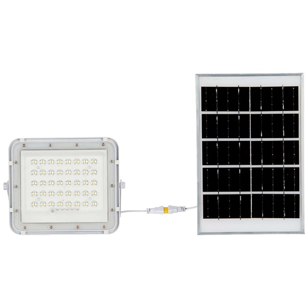 V-TAC LED Solarleuchte V-TAC VT-40W-W 7840 Solar-Spot Neutralweiß Weiß