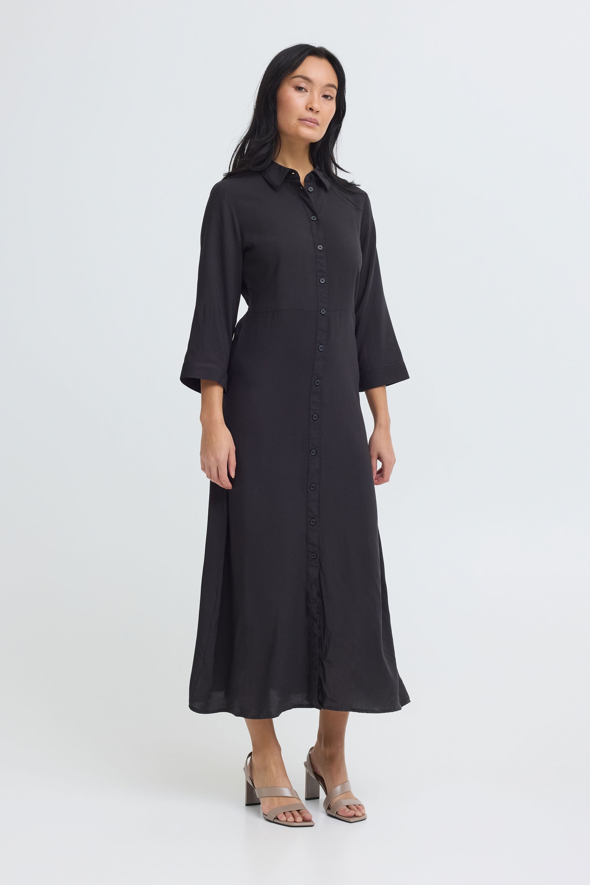 OXMO Midikleid OXNIlla A-Linie Midi Kleid
