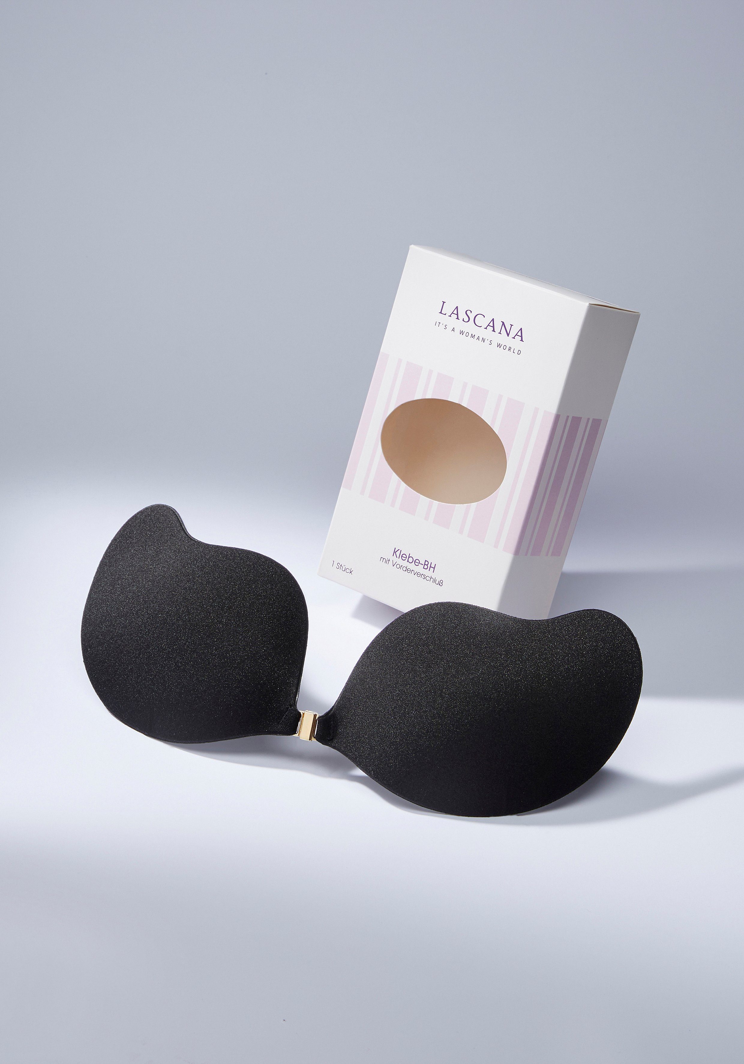 LASCANA Klebe-BH ohne Bügel mit Silikon und praktischem Vorderverschluss