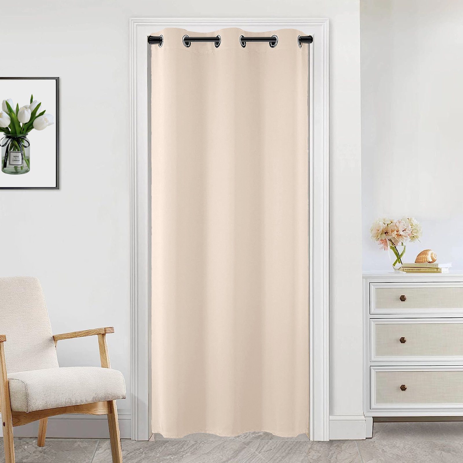 Sunicol Türvorhang Blickdicht Thermo Gardinen mit günstig online kaufen