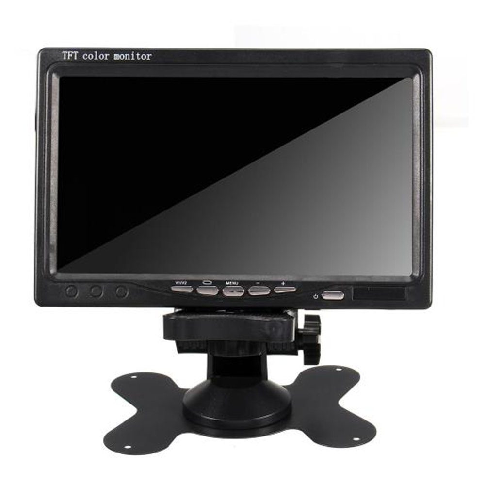 TAFFIO Universal 7" Monitor Display für Rückfahrkamera oder Video über Cinch Navigationsgerät