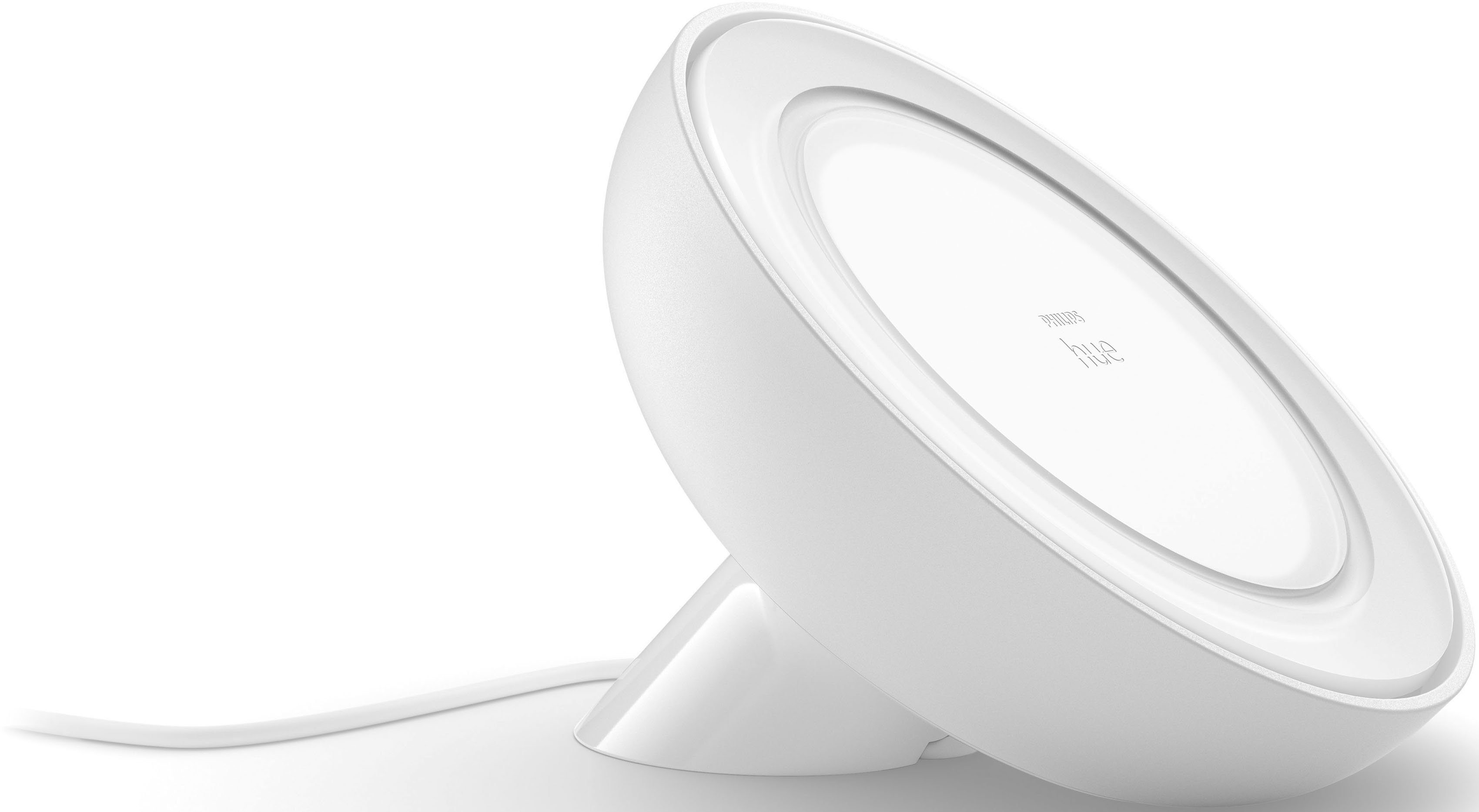 weiß, Hue Tischleuchte Bluetooth, LED LED Philips Lumen Bloom, Home, fest integriert, Tischleuchte, Kaltweiß, Ein-/Ausschalter, Farbsteuerung, 500 Warmweiß, Farbwechsler, Dimmfunktion, LED Neutralweiß, Smart