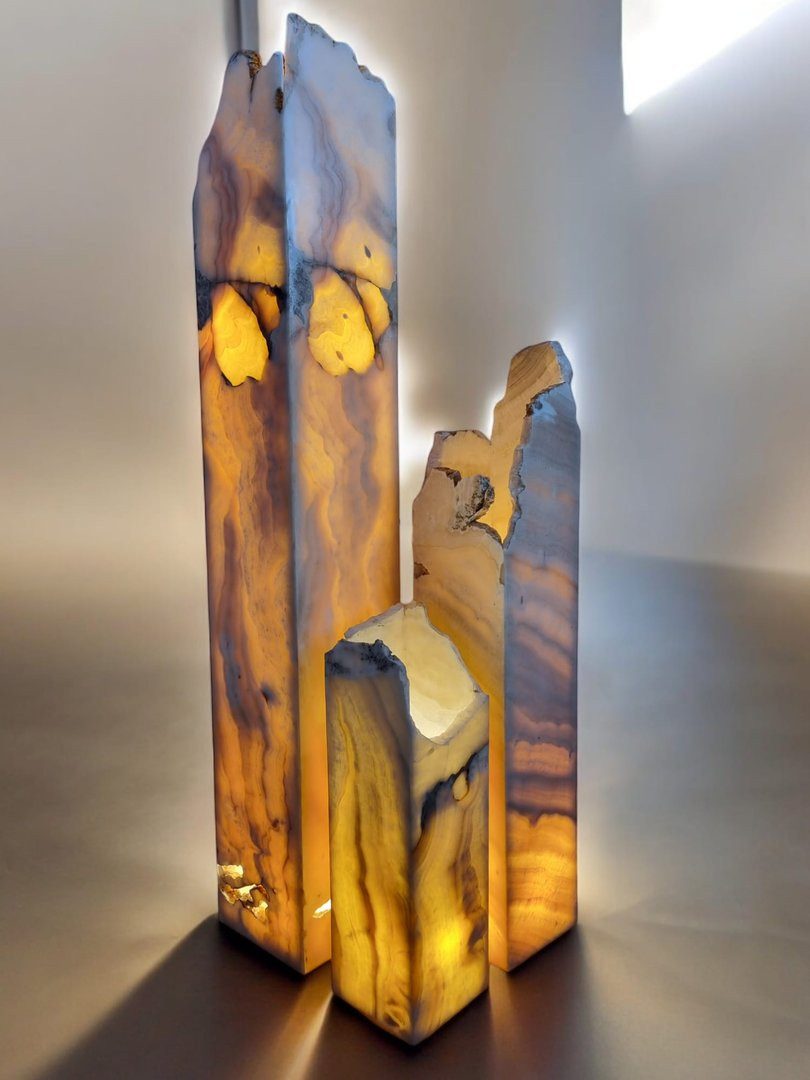 Kinaree Stehlampe Onyx Marmor Stehlampe