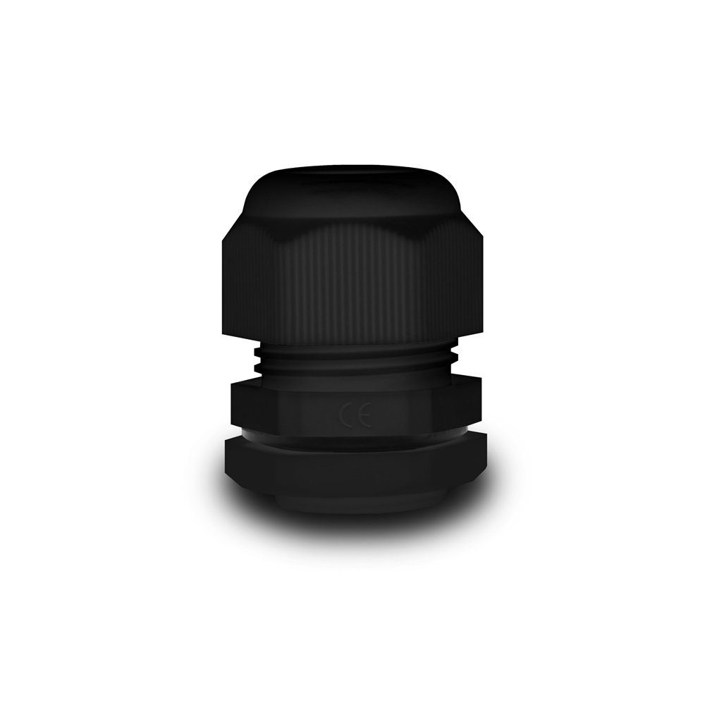 ARLI Kabelführung (Set, 40-St), 40x Kabelverschraubungen IP68 schwarz M16 x 1,5 mm / 5 - 8 mm