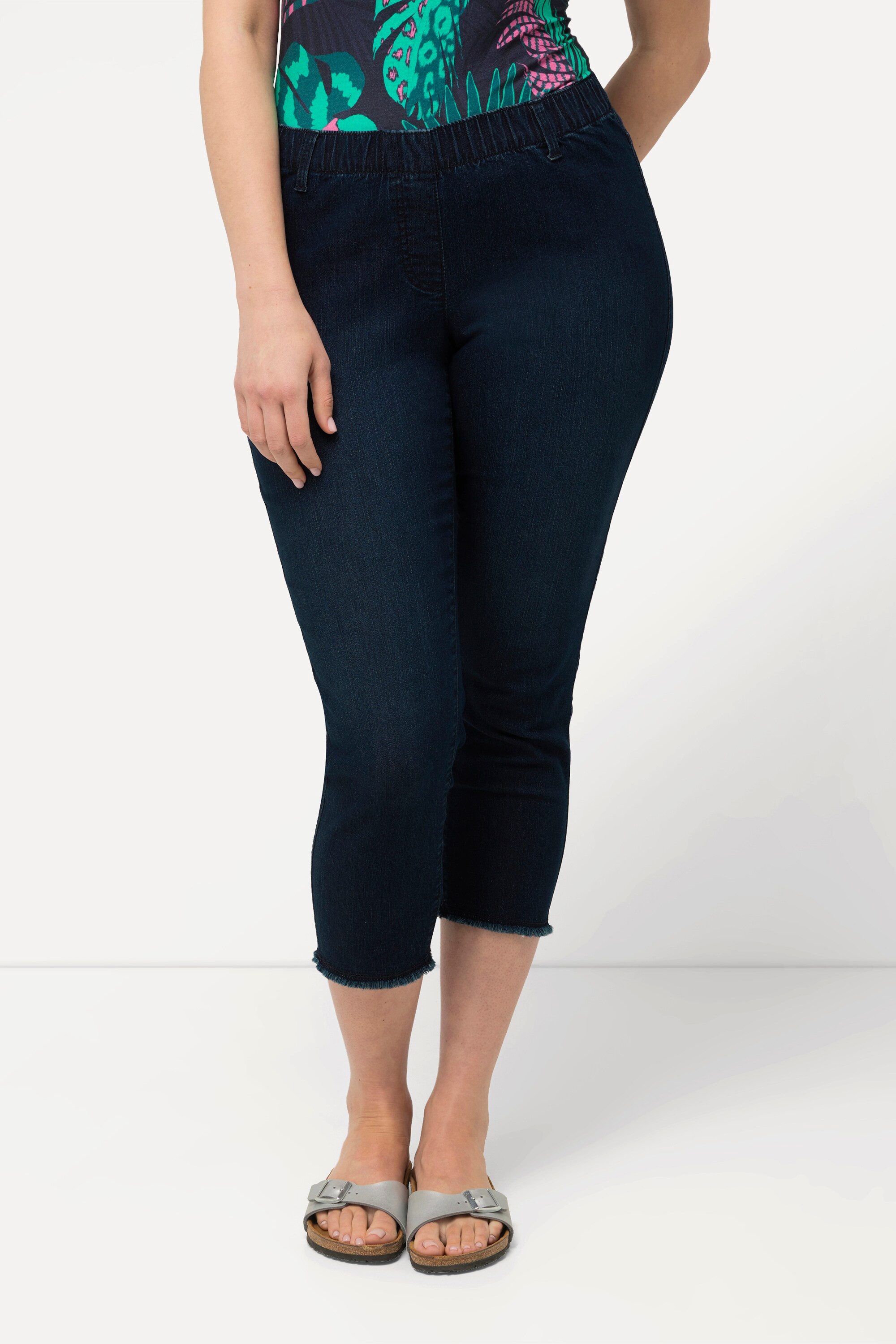Ulla Popken Röhrenjeans 7/8-Jeggings Sienna Elastikbund günstig online kaufen