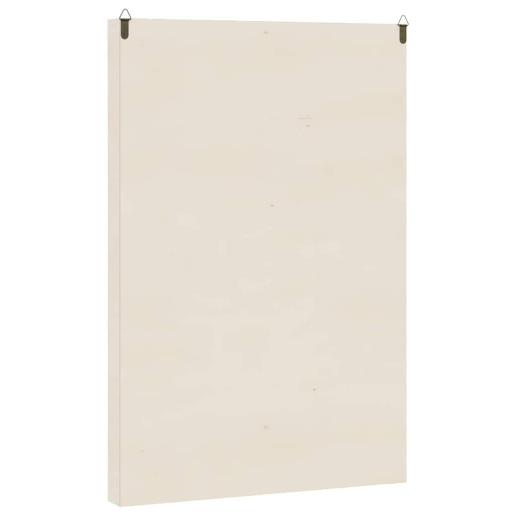 vidaXL Regal Sammlervitrine aus Holz mit 56 Fächern 40 x 4,5 x 60 cm, 1-tlg. – Bild 5 von 5