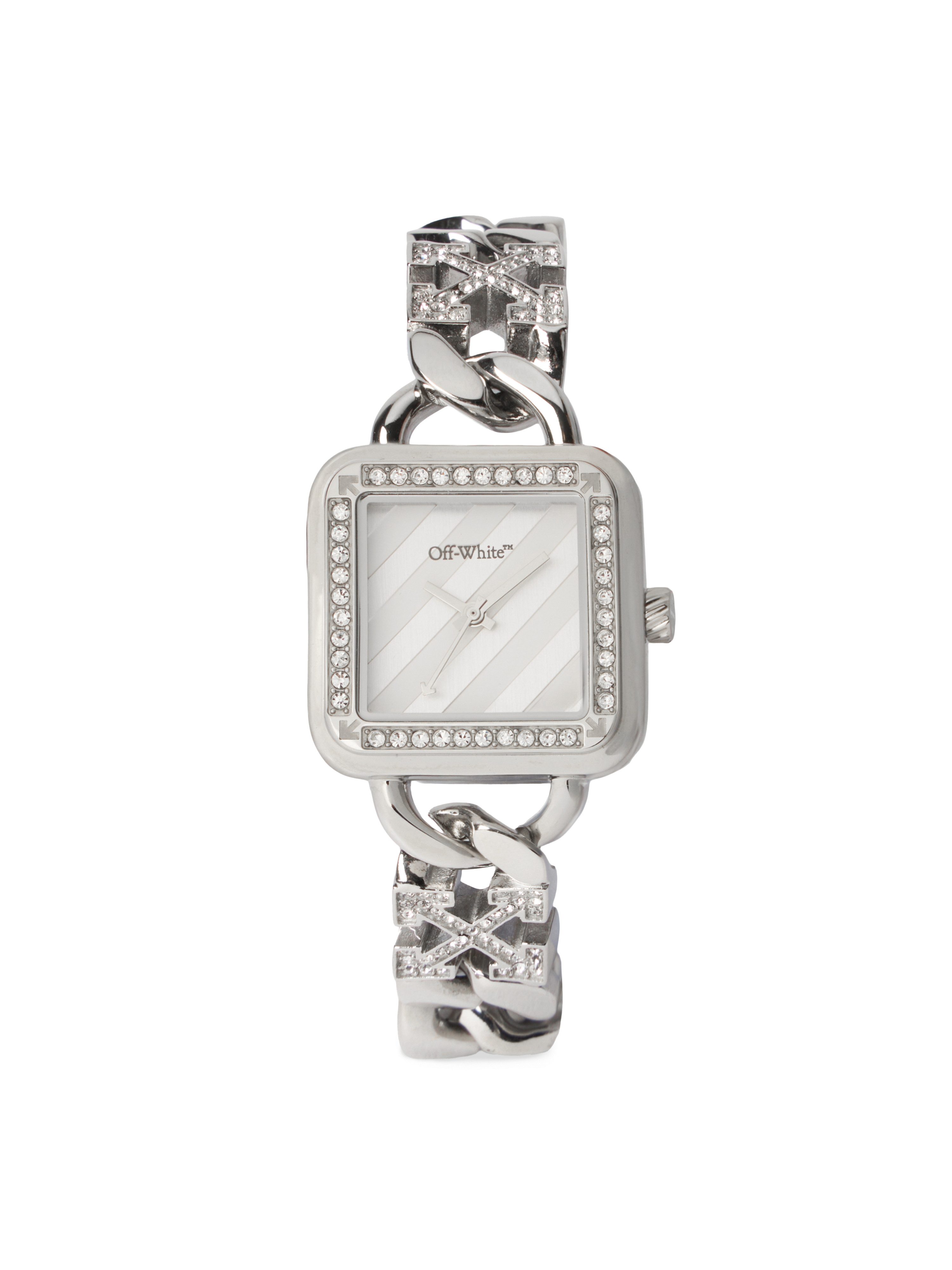OFF-WHITE Quarzuhr STREET BLING OW1L033M0025, Armbanduhr, Damenuhr, Edelstahlarmband, analog