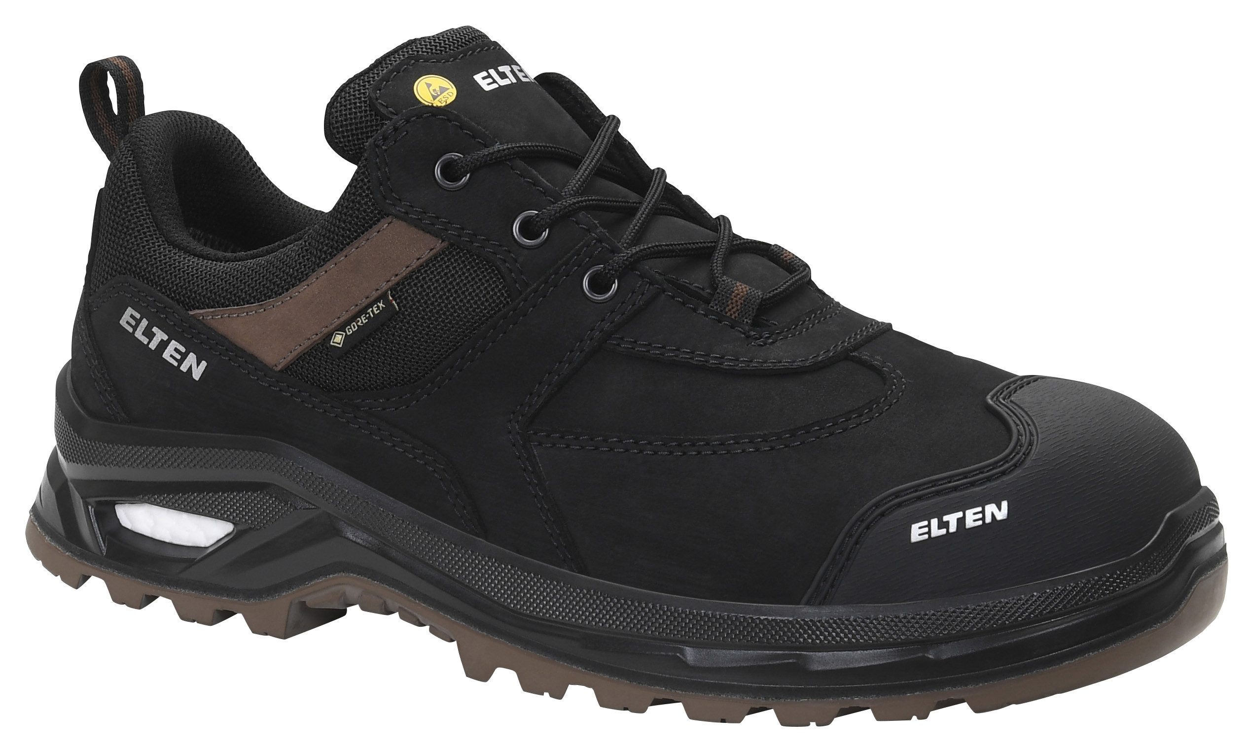 ELTEN ROBSON XXP Pro GTX® black-brown Low ESD S3S WR Sicherheitsschuh (Schuhkarton, Paar)