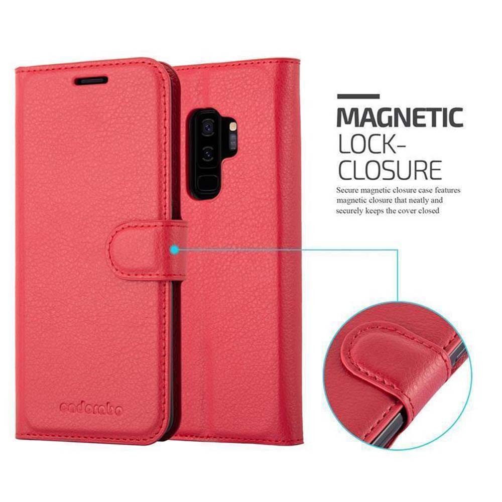 Cadorabo Handyhülle für Samsung Galaxy S9 PLUS Hülle Samsung Galaxy S9 PLUS, Hülle Schutzhülle mit Standfunktion, Kartenfach und Magnetverschluss