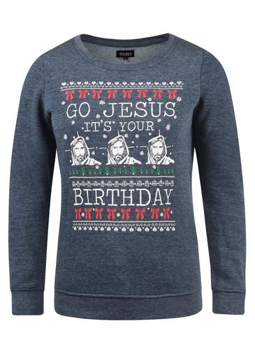 DESIRES Sweatshirt »Christi« Sweatpullover mit Weihnachtsprint