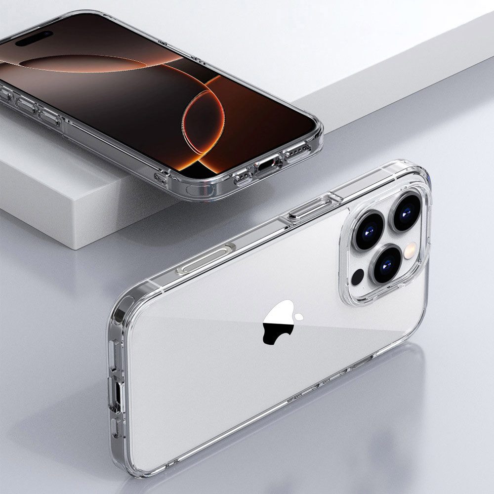 FITSU Handyhülle Transparente Hülle für Apple iPhone 16 Pro Max Handyhülle 6,9 Zoll, Durchsichtige Schutzhülle für Apple iPhone 16 Pro Max Hybrid Case – Bild 3 von 4