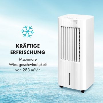 Klarstein Ventilatorkombigerät Iceberg Pure Luftkühler, mit Wasserkühlung & Eis mobil Klimagerät ohne Abluftschlauch