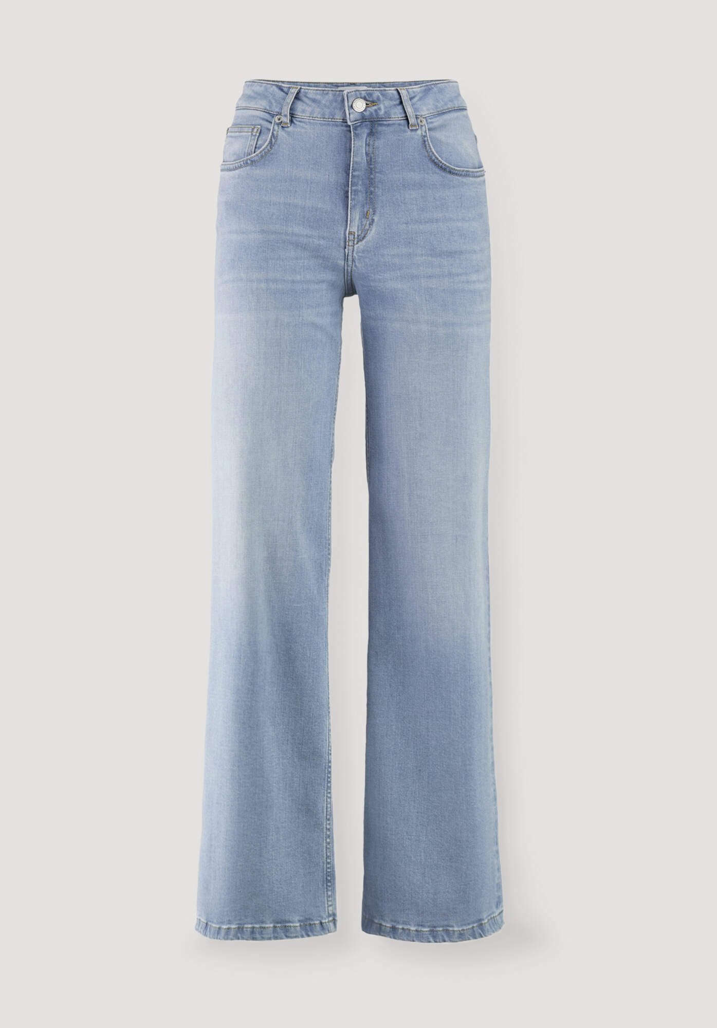 Hessnatur 5-Pocket-Jeans ALVA High Rise Wide Leg aus Bio-Denim (1-tlg)