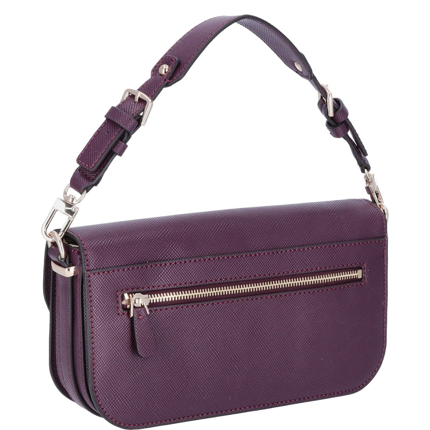 Guess Umhängetasche GUESS Damen Schultertasche Brynlee plum (1, 1-tlg., 1)