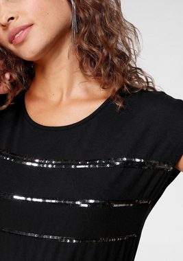 Laura Scott T-Shirt mit Pailletten