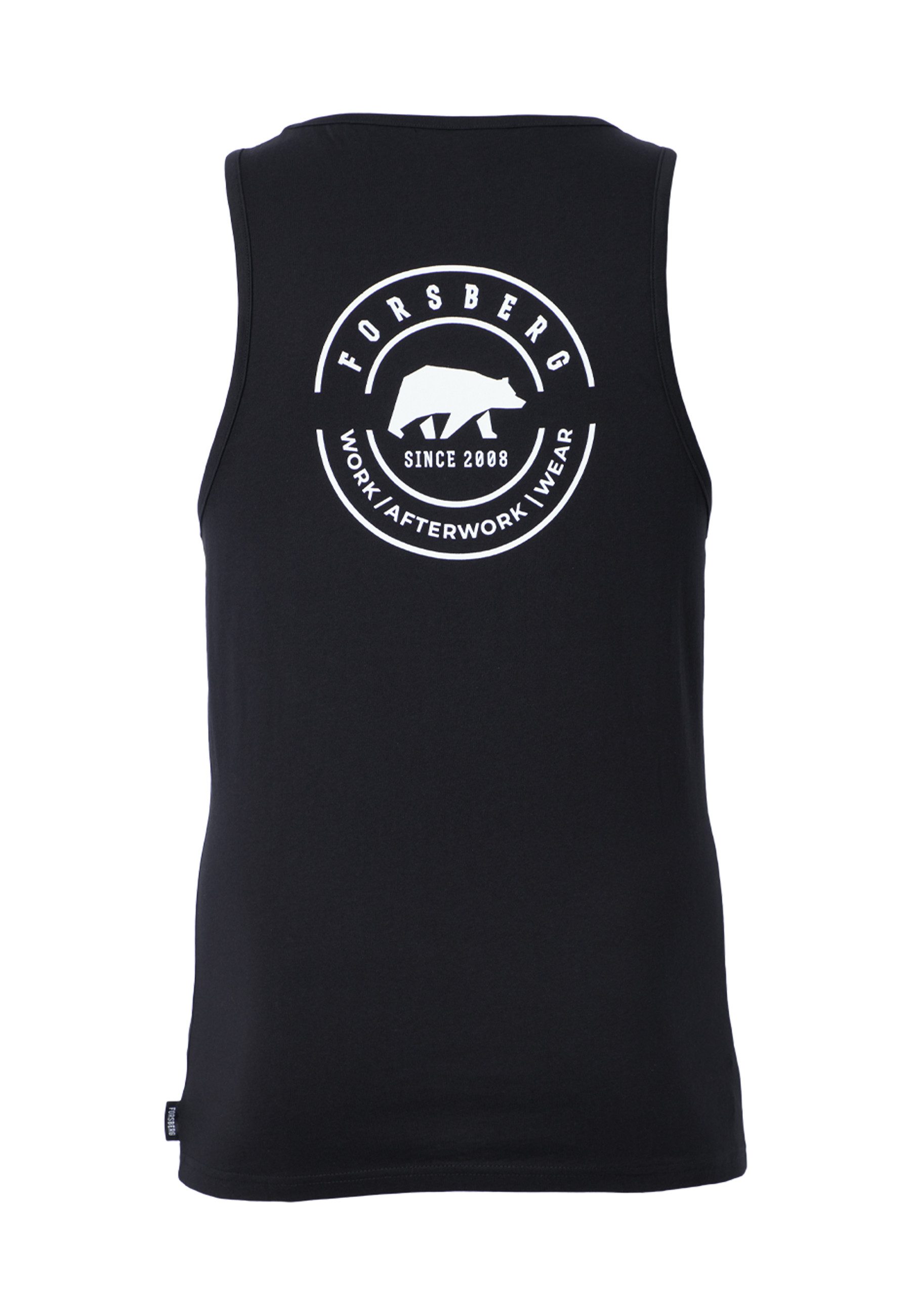 FORSBERG T-Shirt Tanktop mit Logo auf günstig online kaufen