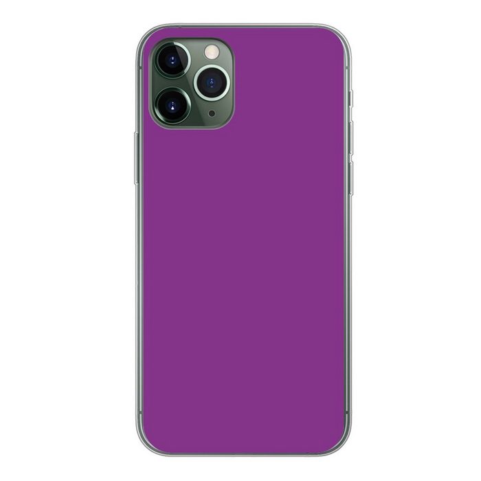 MuchoWow Handyhülle Lila - Farben - Design - Muster Handyhülle Apple iPhone 11 Pro Smartphone-Bumper Print Handy
