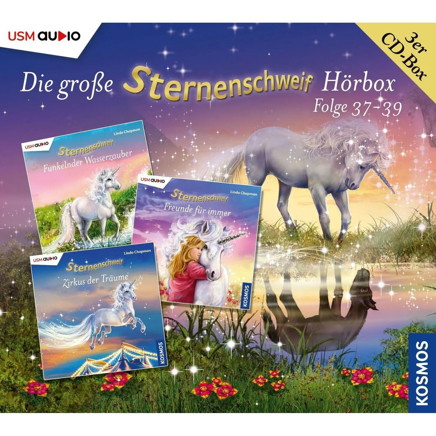 United Soft Media Hörspiel Die große Sternenschweif Hörbox Folgen 37-39 (3 Audio CDs)