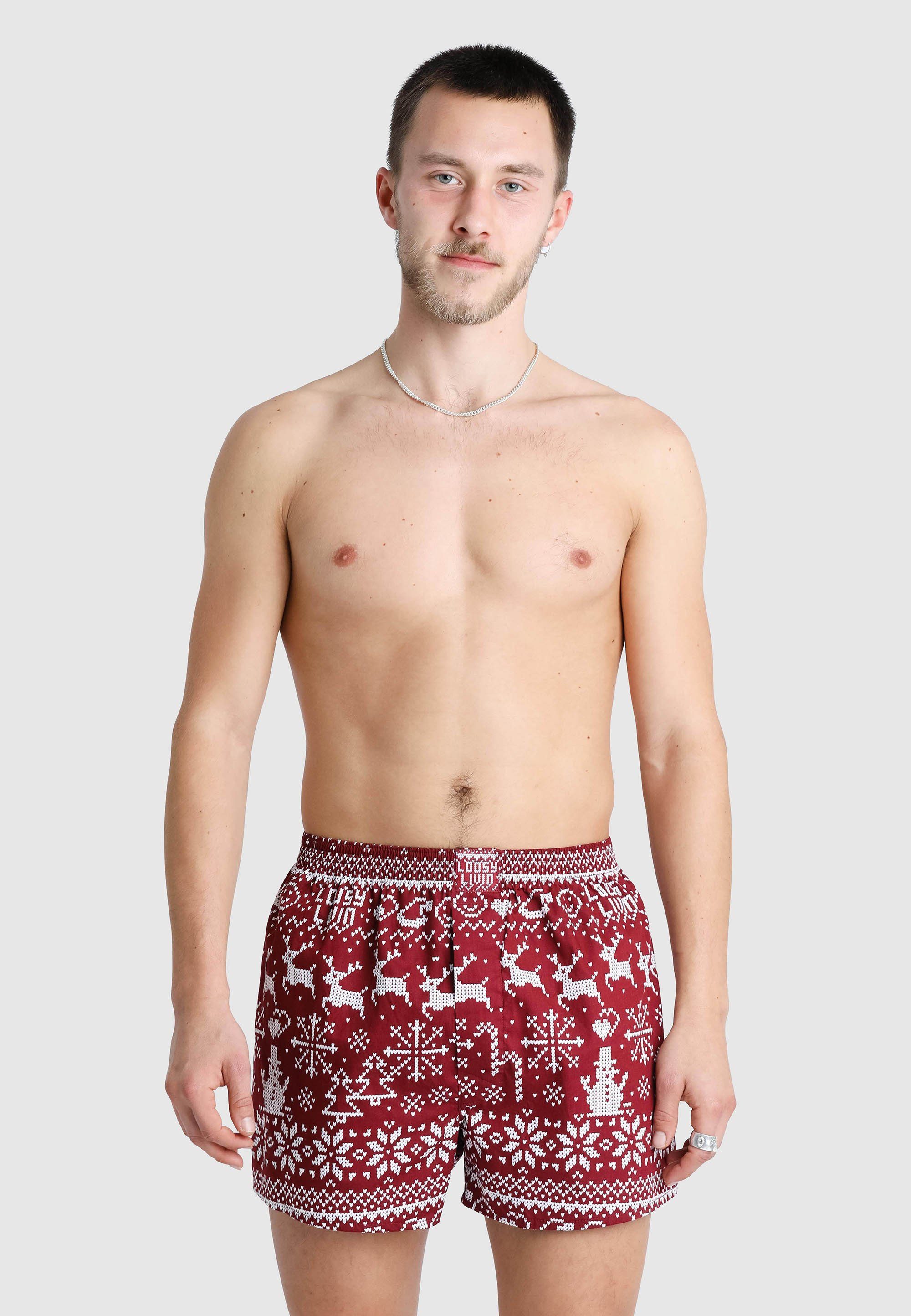 Lousy Livin Boxershorts 2Pack Scandi Boxershorts mit buntem Design