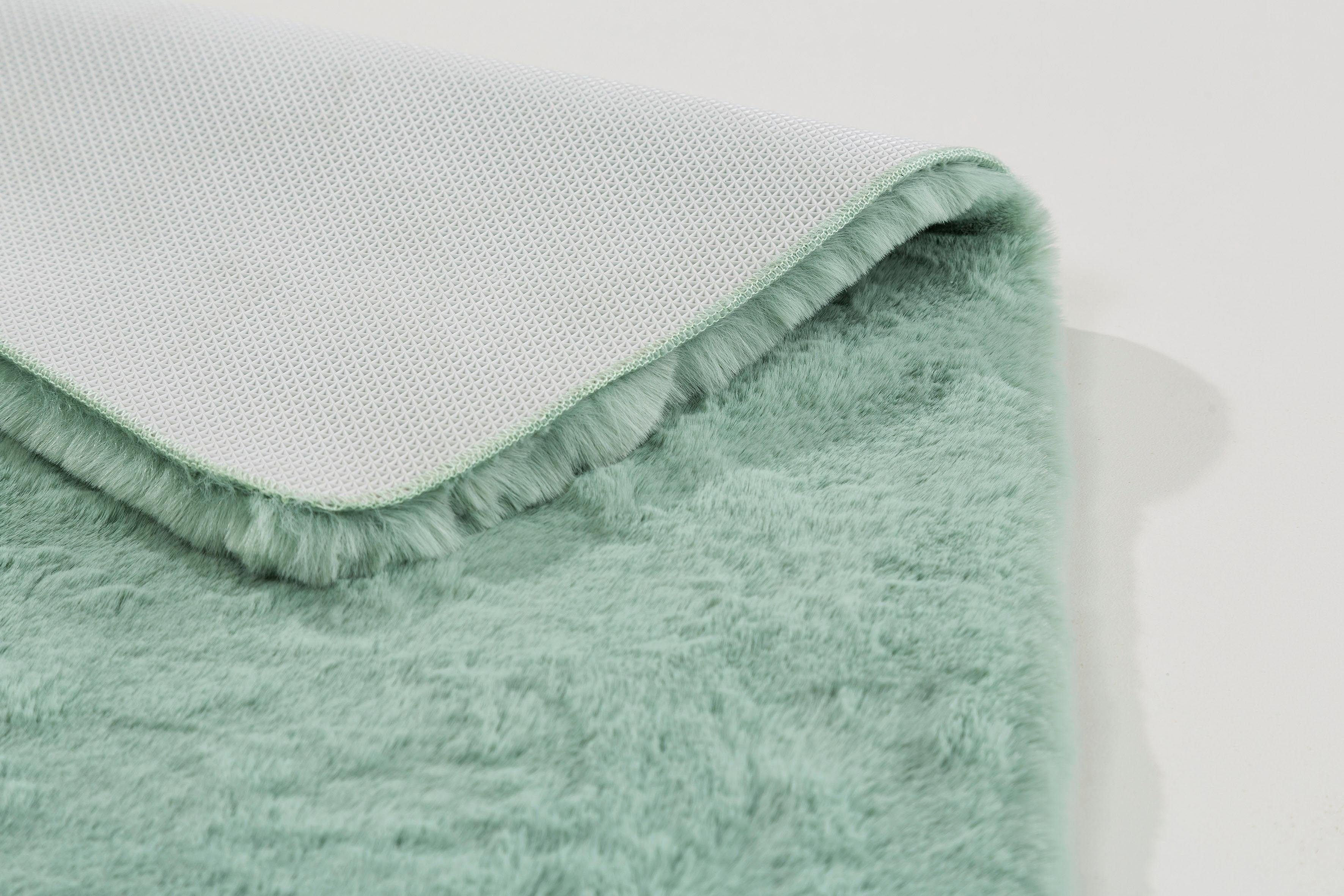 SCHÖNER WOHNEN-Kollektion Badematte Bali, Höhe 29 mm, rutschhemmend beschichtet, fußbodenheizungsgeeignet, Polyester, rechteckig, Fell Haptik, kuschelig, Badezimmerteppich, waschbar