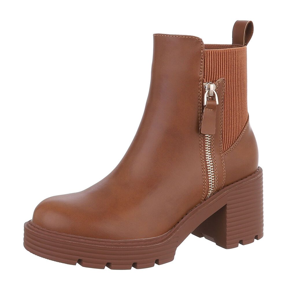 Ital-Design Damen Freizeit Plateaustiefelette (87283980) Blockabsatz günstig online kaufen