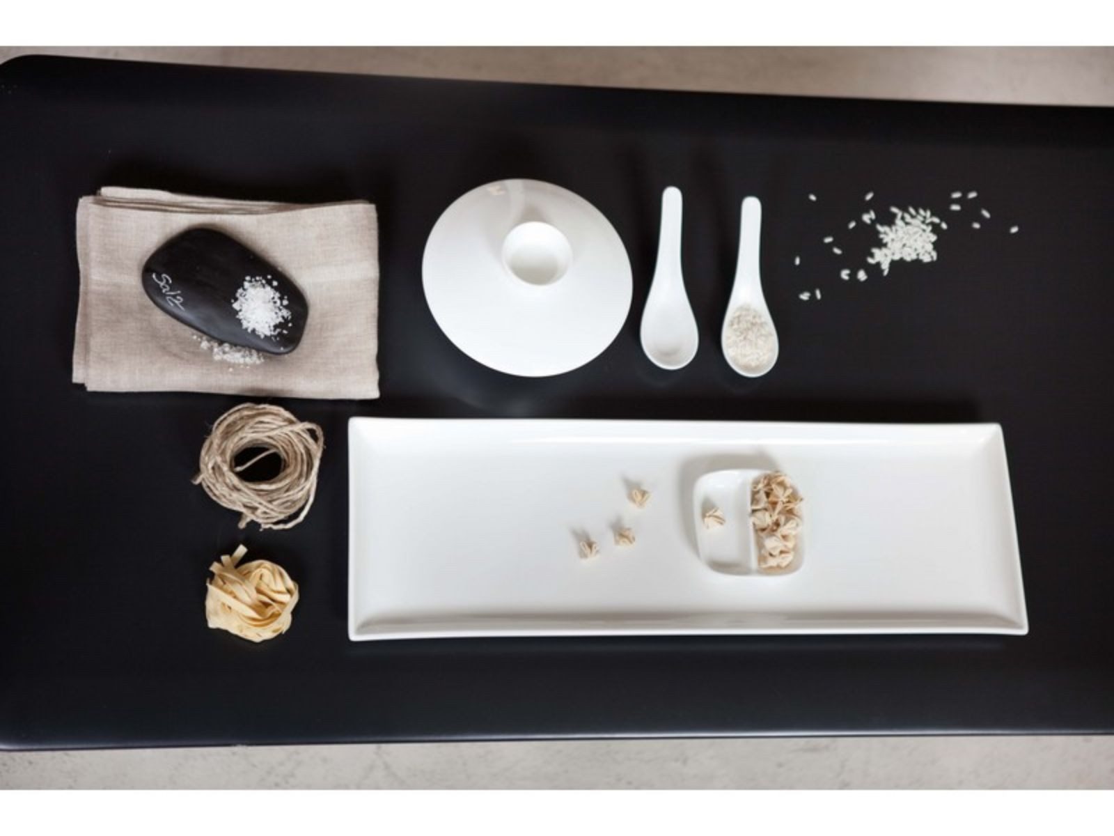Rosenthal Brotteller Jade Weiss Brotteller Fahne 16 cm, Teller Flach