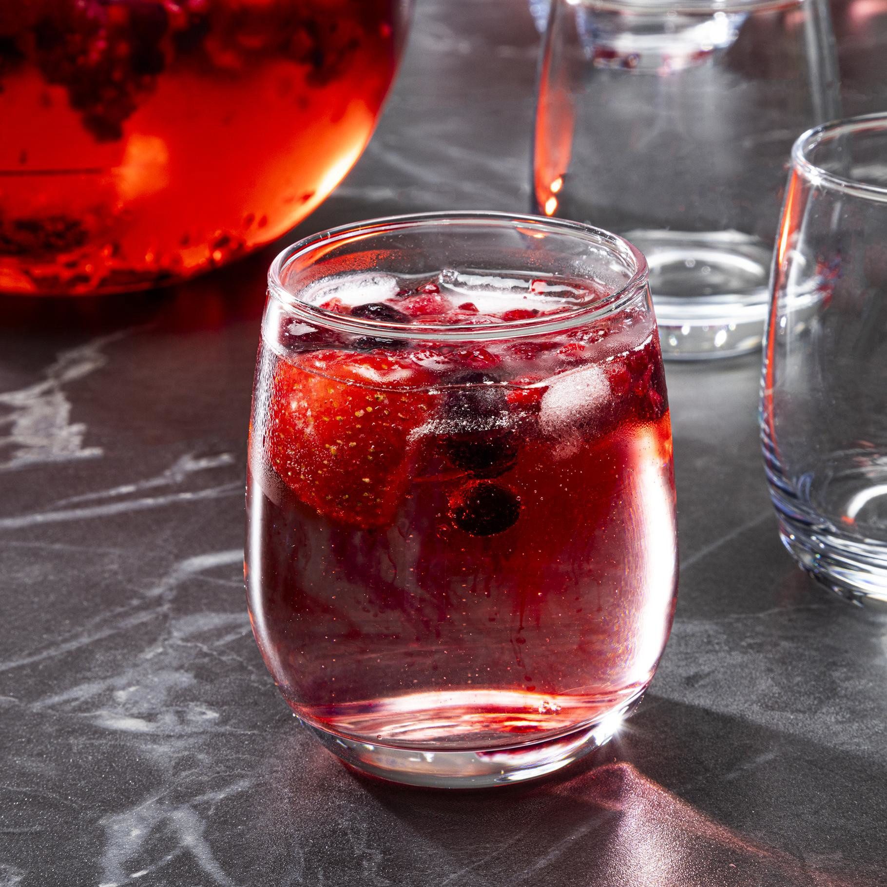 HI Bowle-Set Bowle-Set mit 6 Gläsern Füllmenge Bowle: ca. 3,3L 6 x Gläser je 350ml (Set bestehend aus 1 Bowlebehälter und 6 Gläsern)