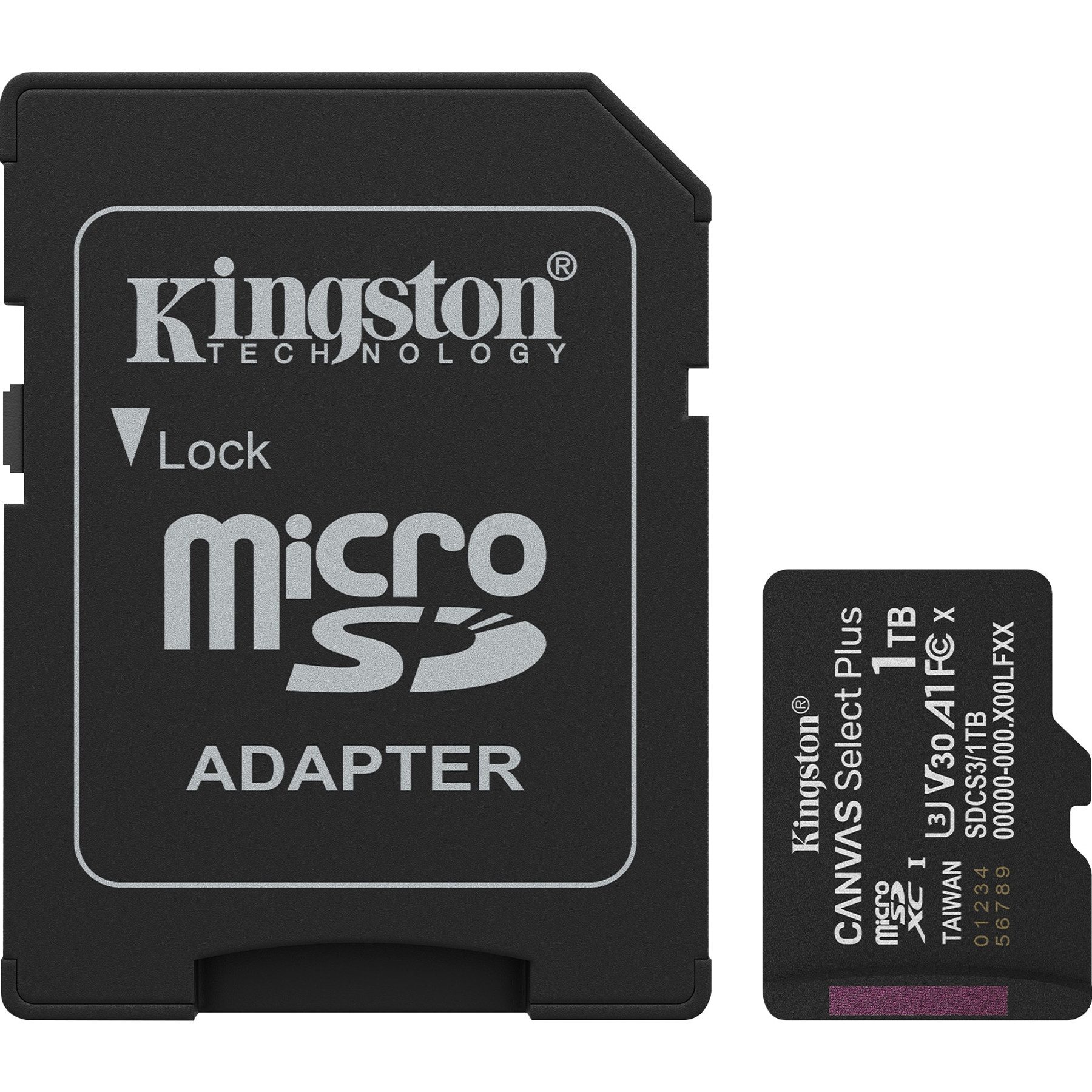 Kingston KINGSTON MicroSDXC-Card Canvas Select Plus 1TB 3.Gen inkl. Adapter Micro SD-Karte