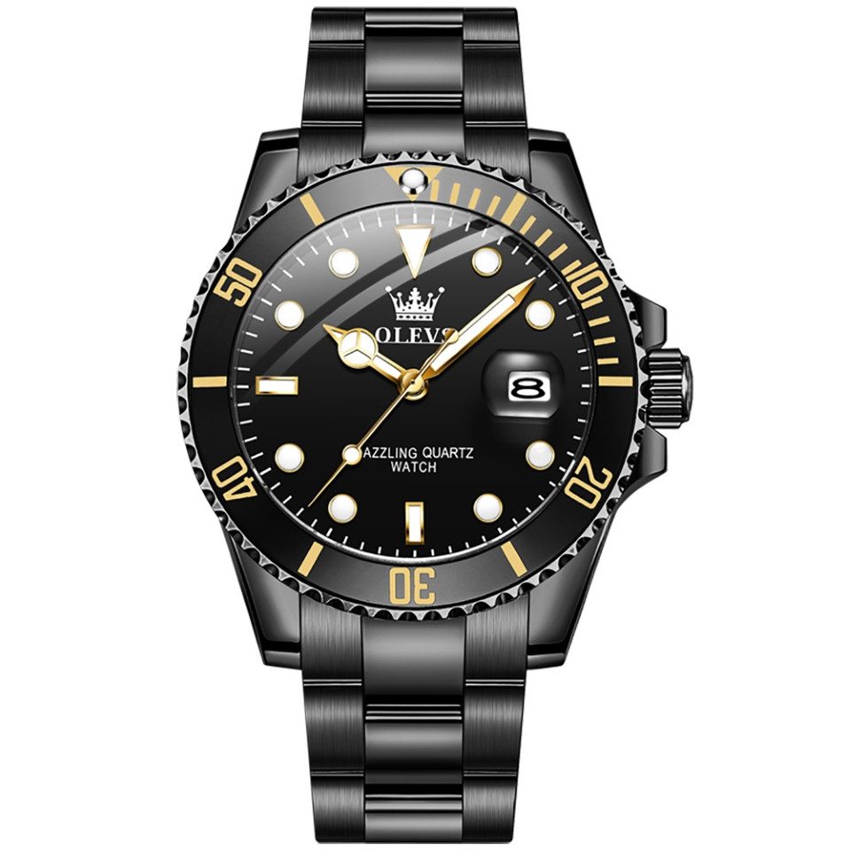 OLEVS Quarzuhr Herrenuhr Diver Luxusuhr Edelstahl günstig online kaufen
