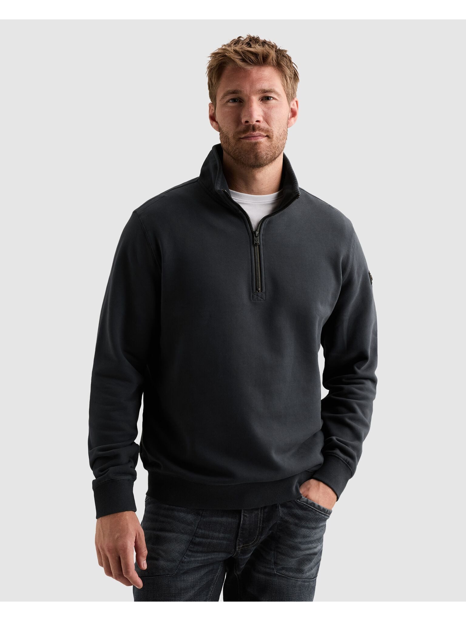 PME LEGEND Sweatshirt mit softem Griff, Baumwolle