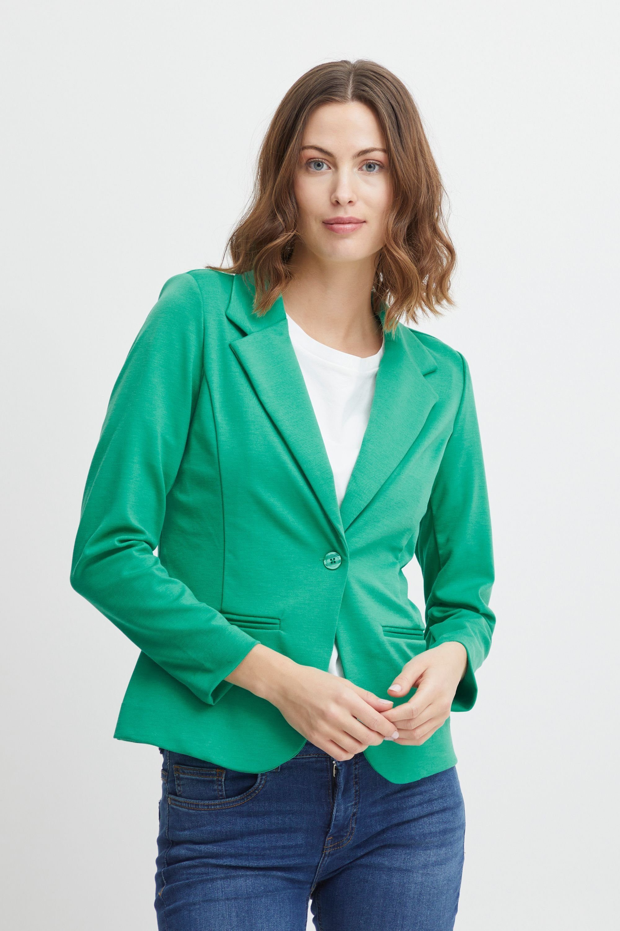 fransa Kurzblazer Fransa Green 2 Zablazer Blazer Holly